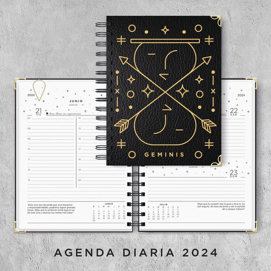 AGENDA DIARIA 2024 - GÉMINIS