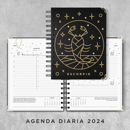 AGENDA DIARIA 2024 - ESCORPIO