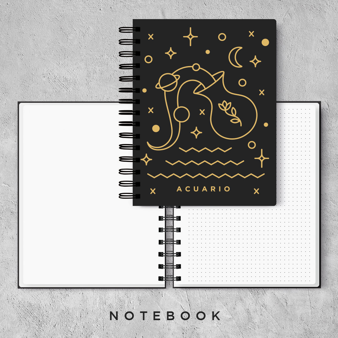 LIBRETA NOTEBOOK - ACUARIO